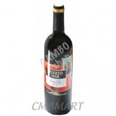 Red Wine "Puerto Mar" Vino Tinto Seco 0.75 L