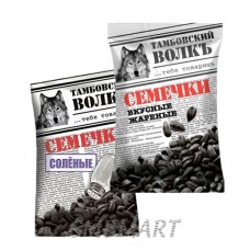 Roasted sunflower seeds, Tambov wolf. 90 g