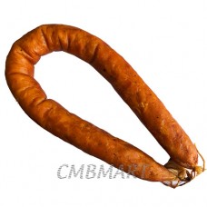Cooked-smoked sausage from crocodile meat 330-340 gr