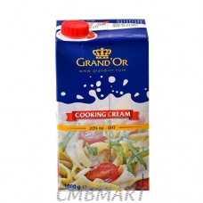 Grand'or cooking cream 20% Fat 1 Lt