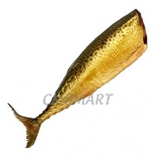 Japanese mackerel (Saba) cold smoked. Peeled