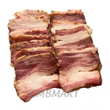 Smoked cut beef brisket without skin USA 200 gr