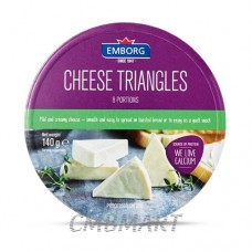 Emborg process cheese 8 portion 140 gm